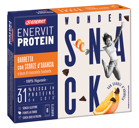 ENERVIT PROTEIN SNACK SCZ 8BAR