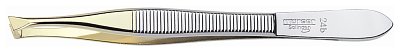 MORSER PINZETTA DORATA OBL 9CM