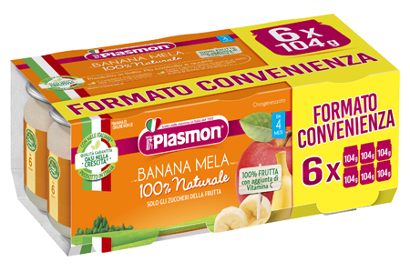 PLASMON OMOG BANANA/MELA6X104G