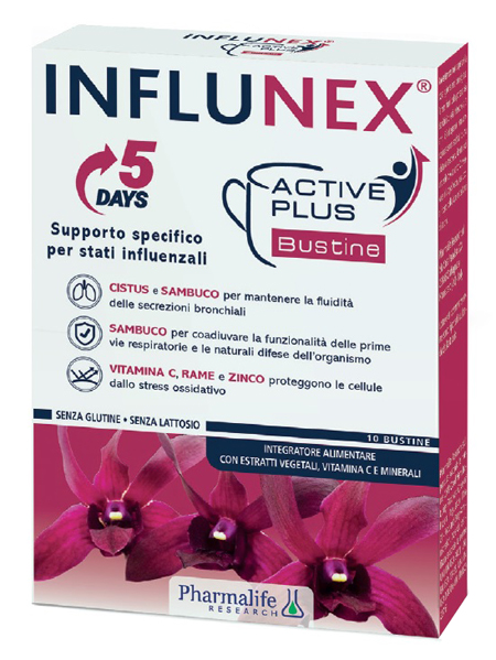 INFLUNEX ACTIVE PLUS 10BUST