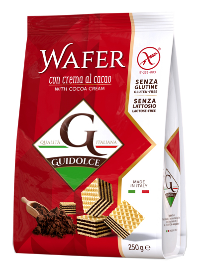 WAFER CREMA CACAO 250G