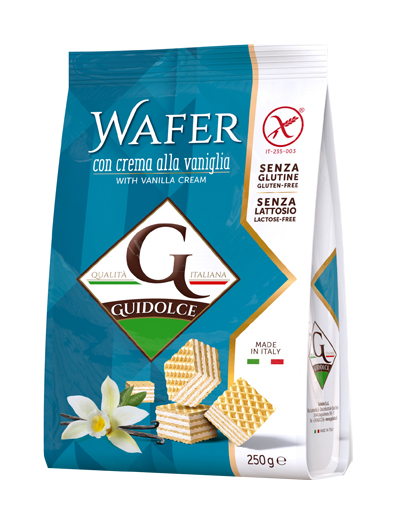 WAFER CREMA VANIGLIA 250G