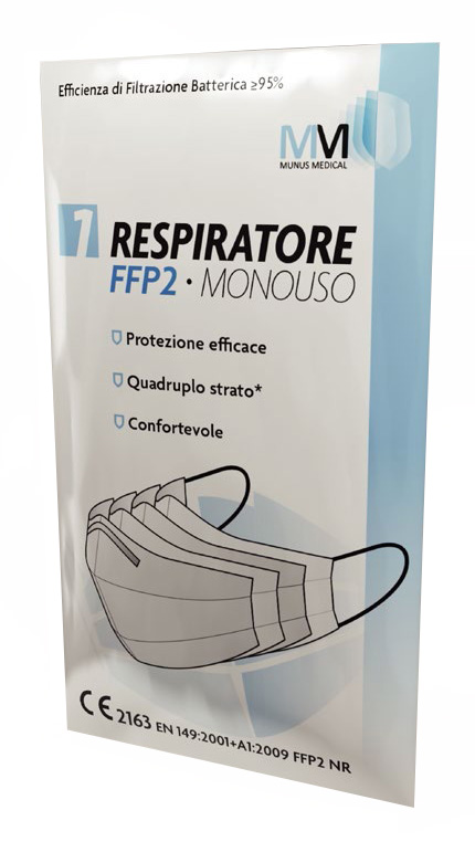 MUNUS MED RESPIRATORE FFP2 1PZ