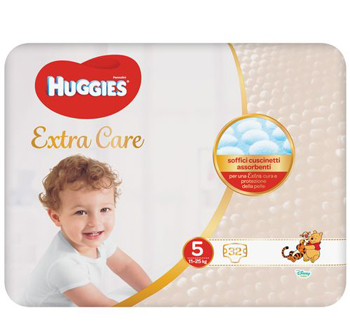 HUGGIES EXTRA CARE GR 5 32PZ