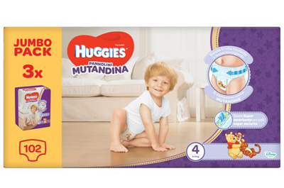 HUGGIES DIAP PANT JPACK 4 102P