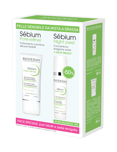 SEBIUM PORE REFINER+NIGHT PEEL