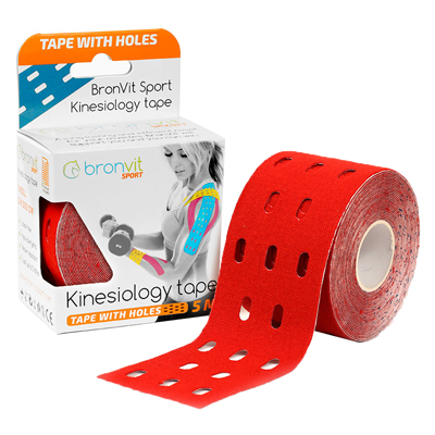 BRONVIT S KINES TAPE HOLES RED