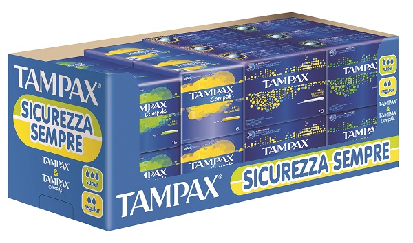 TAMPAX SRP BLU BOX+COMPAK CA M