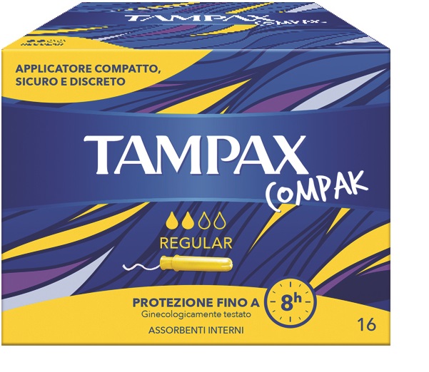 TAMPAX COMPAK REGULAR 16PZ