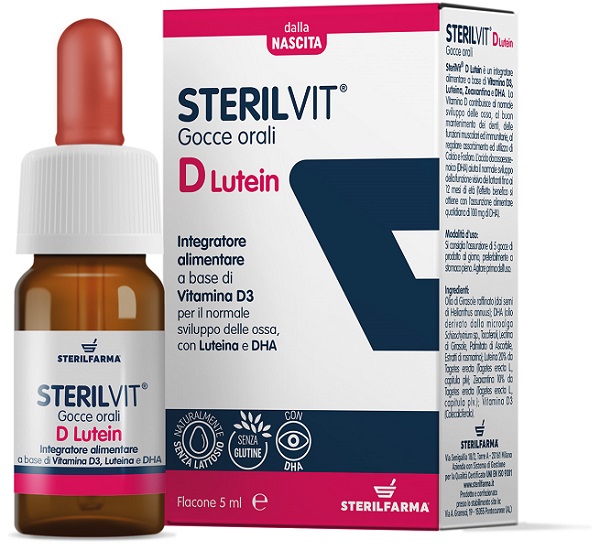 STERILVIT D LUTEIN DHA GTT 5ML