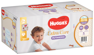 HUGGIES EXTRA CARE DU MUT5 76P