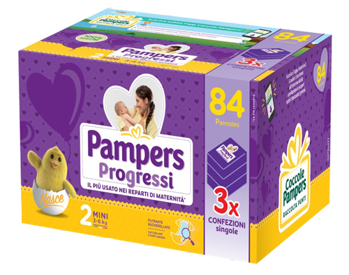 PAMPERS TRIO PROGRES MINI 84PZ