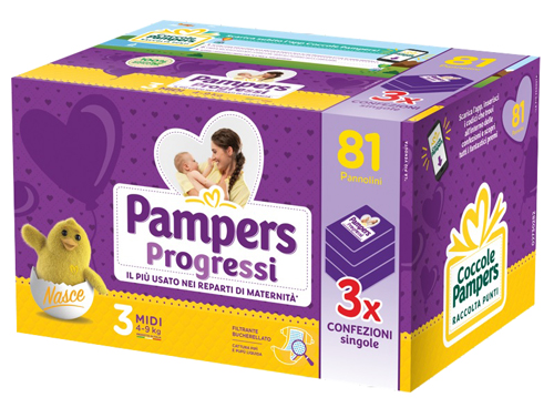 PAMPERS TRIO PROGRES MIDI 81PZ