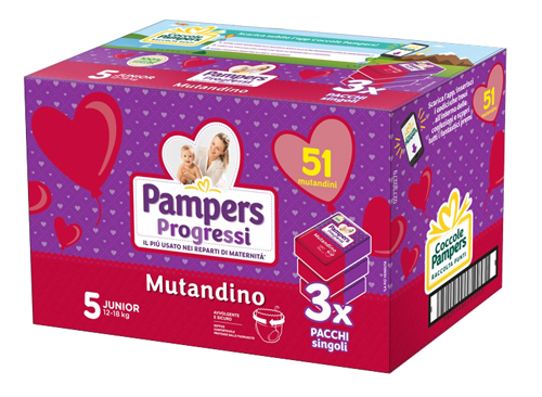 PAMPERS PROG MUT TRIO J 51PZ