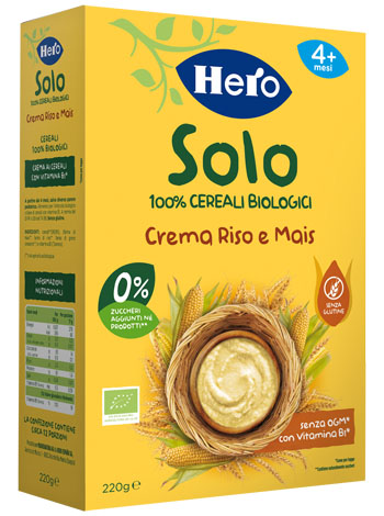 HERO SOLO CREMA RISO/MAIS 220G