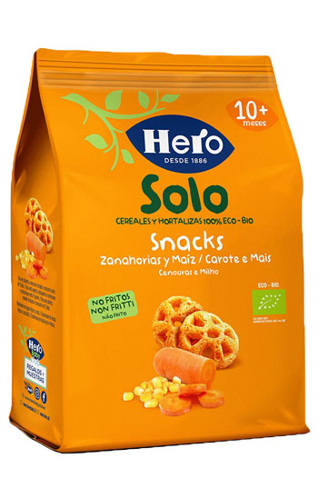 HERO SOLO SNACK CAROTA/MAIS40G