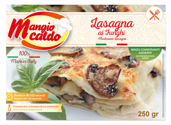 MANGIO CALDO LASAGNA FUNGH250G