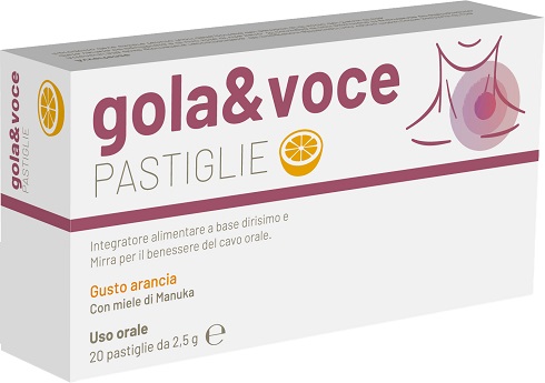 GOLA&VOCE PASTIGLIE ARANCIA50G