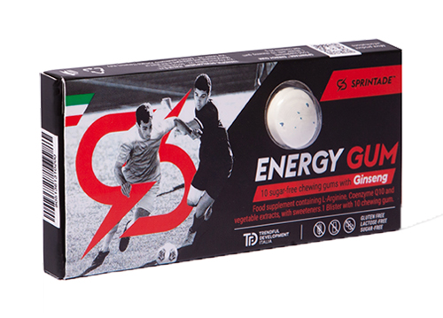 SPRINTADE ENERGY GUM 10CONF