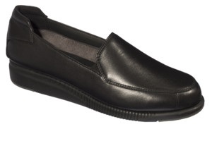 JANET SLIP ON LEA-W BLK 35 JANET SLIP ON LEA-W BLK 35