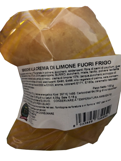 BRIOCHE CREMA LIMONE SACC FORN