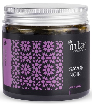 INTAJ COSM SAVON NOIR ROSE