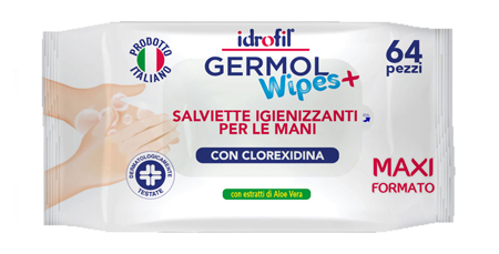 GERMOLWIPES SALV IG MANI 64PZ