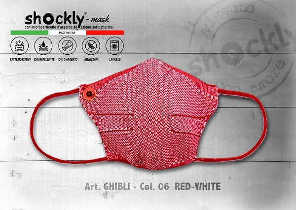 MASCHERINA AD GHIBLY RED WH