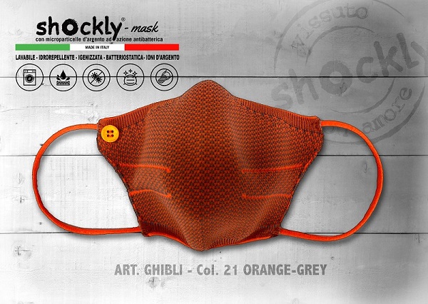 MASCHERINA AD GHIBLY ORANGE