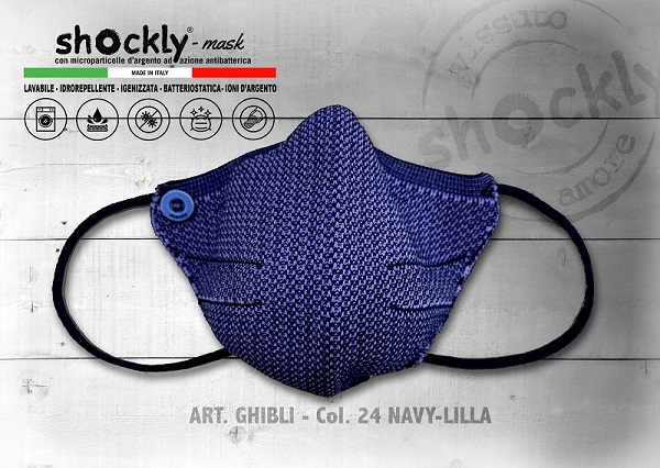 MASCHERINA AD GHIBLY NAVY L