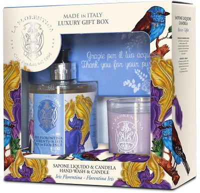 GIFT SET20 RELAX IRIS CAND+SAP