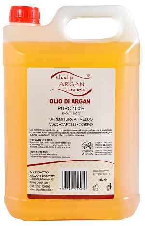 OLIO DI ARGAN PURO 100% 5L