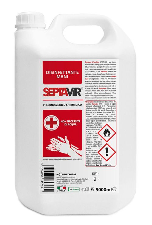SEPTAVIR GEL MANI 5000ML SEPTAVIR GEL MANI 5000ML