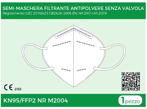 MASCHERINA DPI KN95/FF 1PZ