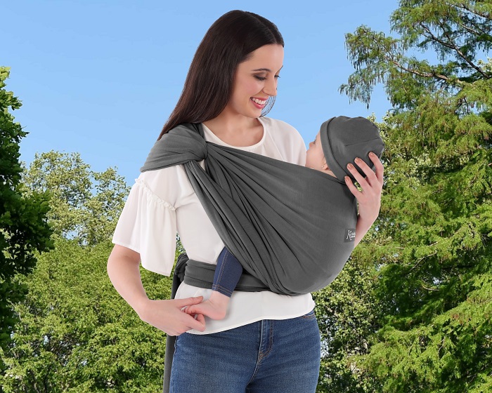 KIOKIDS MARSUPIO BEBE COT GRI