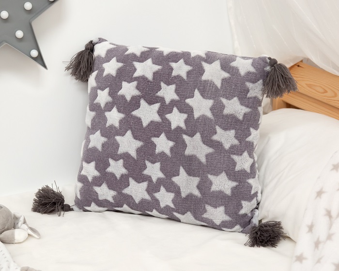 KIOKIDS G COJIN 40X40CM GRIS