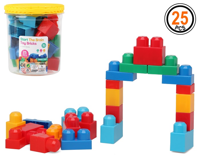 KIOKIDS B/PVC BLOCKS 1ST 25UDS