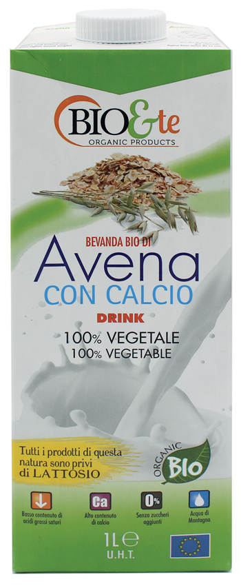 BIO&TE BEVANDA AVENA C/CALCIO