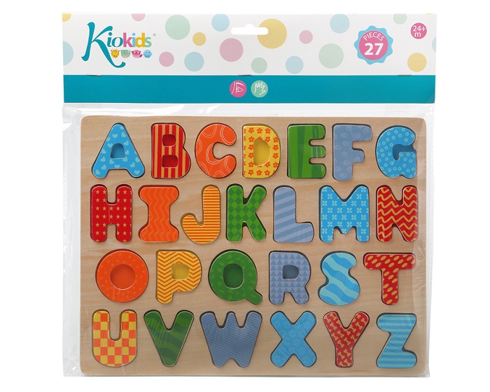 KIOKIDS PUZZLE LEGNO ALFAB 27P