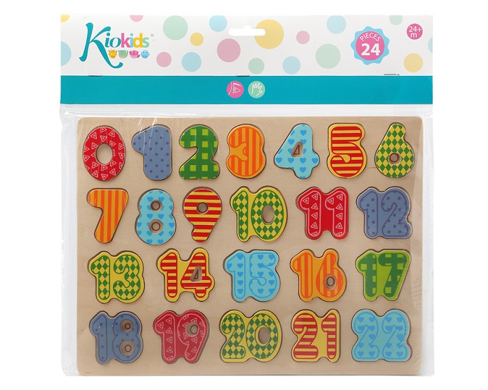 KIOKIDS PUZZLE LEGNO NUM 23PZ