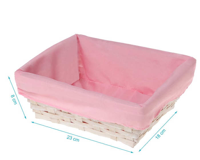 KIOKIDS CESTINO ROSA 23X18X8CM