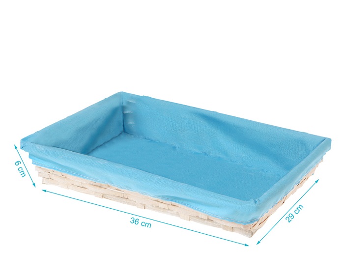 KIOKIDS CESTINO BLU 36X29X6CM KIOKIDS CESTINO BLU 36X29X6CM