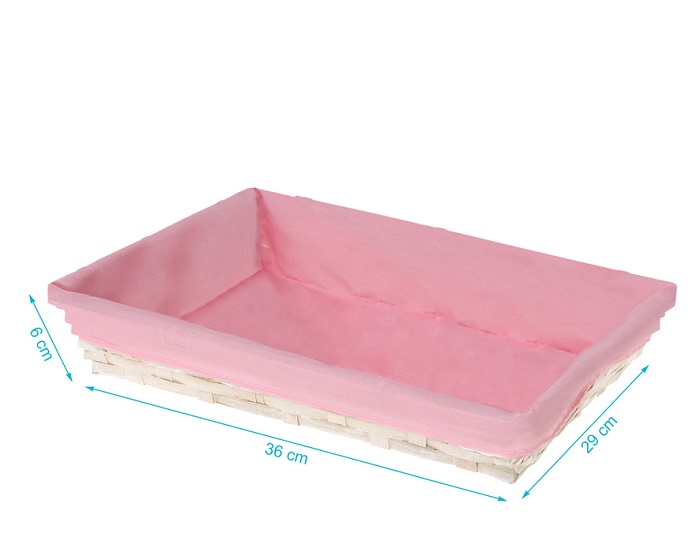 KIOKIDS CESTINO ROSA 36X29X6CM