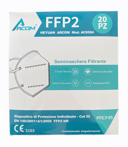 ARCOM MASCHERINA FFP2 20PZ