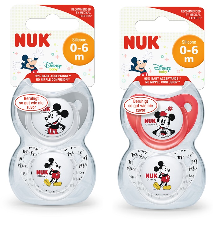 NUK SUCCHIETTO MICKEY SIL 0-6M