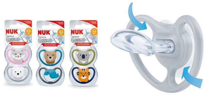 NUK SUCCHIETTO SPACE SIL 0-6M