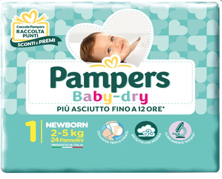 PAMPERS BD NEWBORN 24PZ