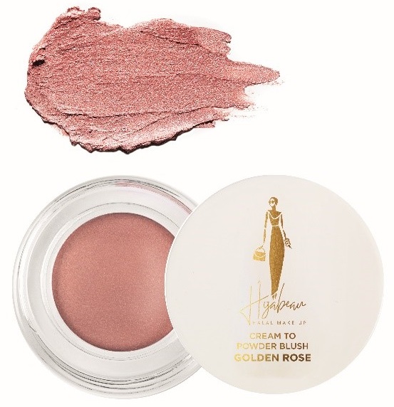 HIJABEAU CREAM PWD BLUSH ROSE