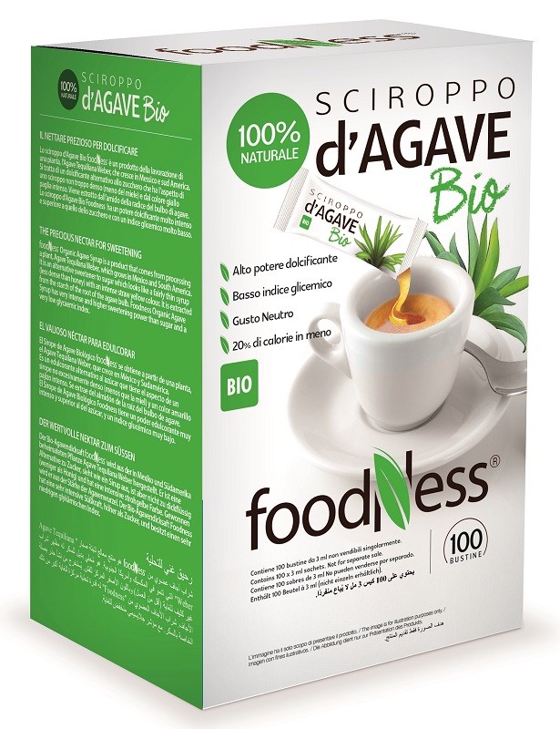 FOODNESS SCIROPPO D'AGAVE100PZ