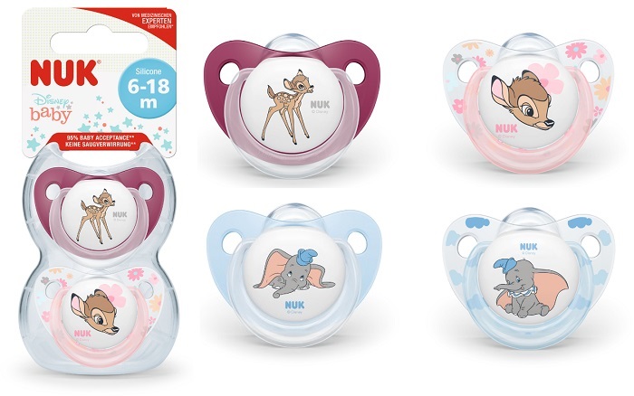 NUK SUCCH BAMBI/DUMBO SIL6-18M